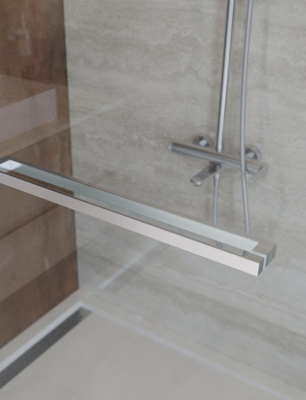 Душевая дверь CEZARES LUX-B-FS-1-80-C-CR фото в интернет-магазине Русалия