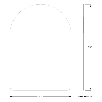 Зеркало настенное Primary EVOFORM 50х70 см, BY 0007 фото в интернет-магазине Русалия