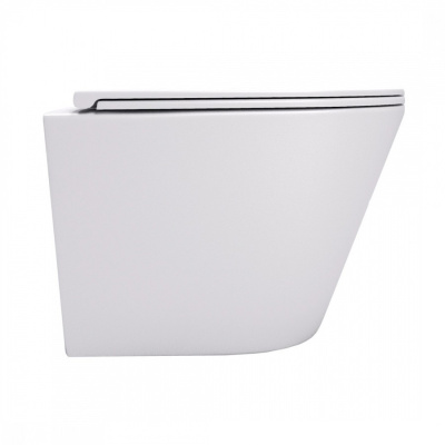 Унитаз подвесной безободковый Soldo SH0201 с сиденьем-микролифт SHRUDERS фото в интернет-магазине Русалия