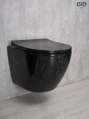 Унитаз подвесной Gid Bs2198 62227Y под камень глянцевый 49x36x35.5 фото в интернет-магазине Русалия