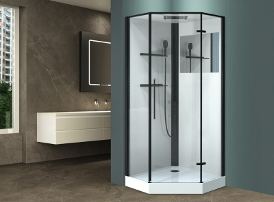 Пятиугольная душевая кабина 90х90х215 ESKM90PRR Esbano фото в интернет-магазине Русалия