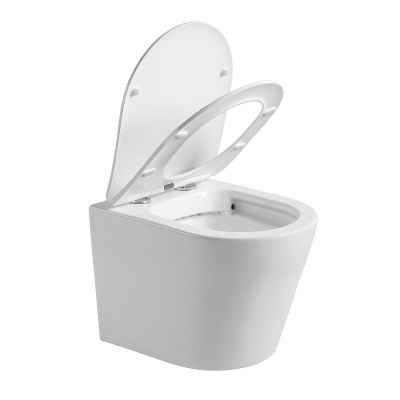 Унитаз подвесной Piatti VT1-11S, цвет белый, ультратонкое soft-close сиденье Vincea фото в интернет-магазине Русалия