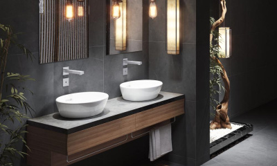 Смеситель Timo для раковины встроенный, сенсорный хром Selene (2073/00SM) фото в интернет-магазине Русалия