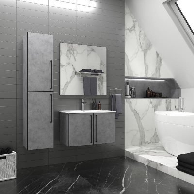 Зеркало Mars 70 MARS-02070-ЧмП Brevita фото в интернет-магазине Русалия