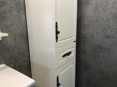 COMFORTY. Шкаф-колонна "Севилья-35" слоновая кость фото в интернет-магазине Русалия