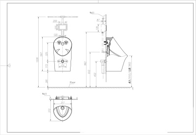 Писсуар ARROW AN661 подвесной фото в интернет-магазине Русалия