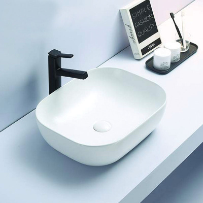 Раковина накладная овальная AZ2143SP Azario фото в интернет-магазине Русалия