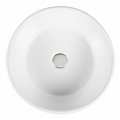 BOND S53-390 Раковина накладная круглая 39*39*15см белая фото в интернет-магазине Русалия