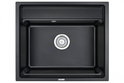 Кухонная мойка GRANULA Kitchen Space (6003, ЧЁРНЫЙ) фото в интернет-магазине Русалия