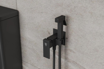 Гигиенический душ встраиваемый RUSH Thira (TR3635-99Black) фото в интернет-магазине Русалия