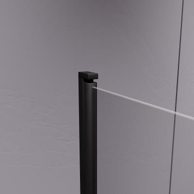 Шторка на ванну RGW SC-114B, стекло прозрачное, профиль черный фото в интернет-магазине Русалия