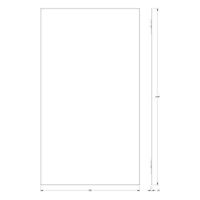 Зеркало настенное с фацетом Standard EVOFORM 90x160 см, BY 0259 фото в интернет-магазине Русалия