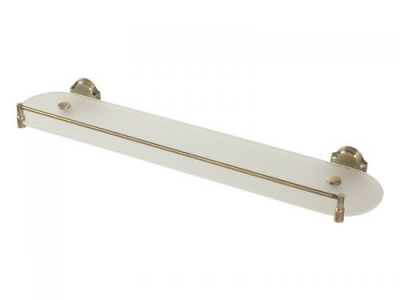 Полка стеклянная с ограничителем 60 см VR.STD-7711.BR Stanford Bronzo Veragio фото в интернет-магазине Русалия