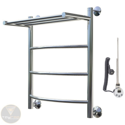 Полотенцесушитель электрический с терморегулятором Приоритет эл ТЭН 1 П 60*50 (ЛЦ2П) Тругор фото в интернет-магазине Русалия