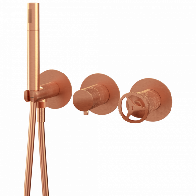 Смеситель для душа Remer Chrono CH97D3PRP, медь брашированная фото в интернет-магазине Русалия