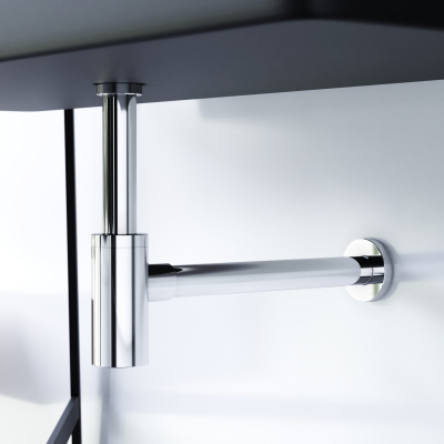 210800000 Option, cифон для раковины, хром фото в интернет-магазине Русалия