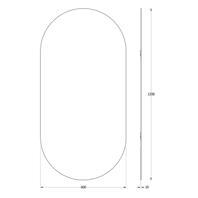 Зеркало настенное Primary EVOFORM 60х120 см, BY 0123 фото в интернет-магазине Русалия