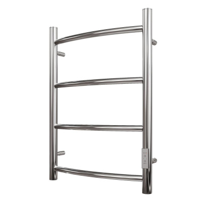 Полотенцесушитель электрический Point Афина PN04846 П4 400x600 диммер справа, хром фото в интернет-магазине Русалия