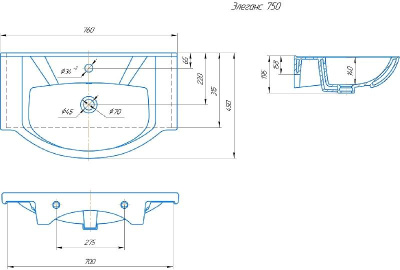 Тумба "Мирра 75", Элеганс 75 Corozo фото в интернет-магазине Русалия