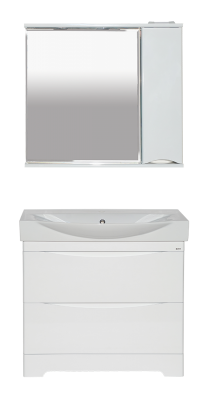 Зеркальный шкаф Элвис 85 правый П-Элв-01085-011П Misty фото в интернет-магазине Русалия