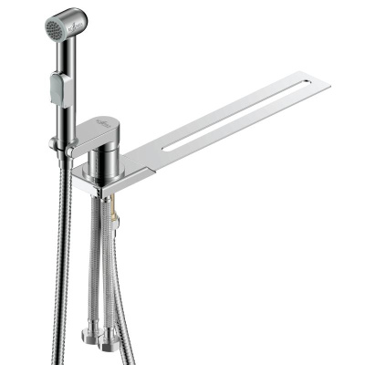 Смеситель гигиенический душ с установкой на унитаз Rossinka X (X25-56) фото в интернет-магазине Русалия