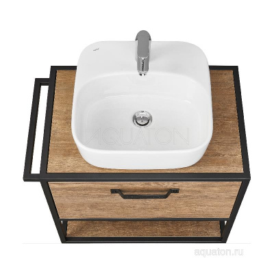 Тумба под раковину AQUATON Лофт Фабрик 65 дуб кантри 1A242301LTDY0 фото в интернет-магазине Русалия