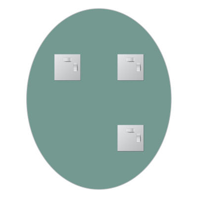 Зеркало настенное Primary EVOFORM 40х50 см, BY 0026 фото в интернет-магазине Русалия