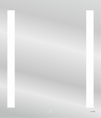 Зеркало 60 см LED 020 BASE LU-LED02060-b-Os Cersanit фото в интернет-магазине Русалия