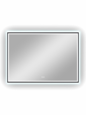 Зеркало с подсветкой Garcia Грэймуар 1000х700 две кнопки, внутренняя подсветка и открытая подсветка ЗЛП3815 Continent фото в интернет-магазине Русалия