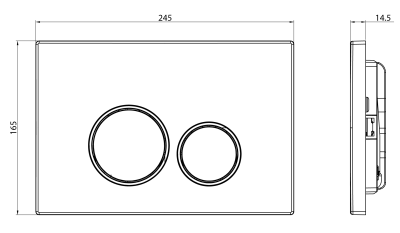 Клавиша для инсталляции CHARUS TM FP.330.46.01 фото в интернет-магазине Русалия