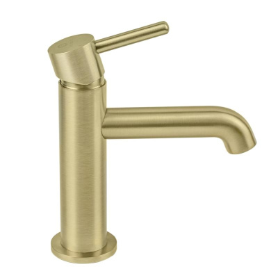 Смеситель для раковины FILARETE Roun FL5020MG, матовое золото фото в интернет-магазине Русалия