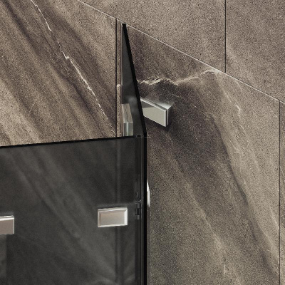 Шторка для ванны складная 4 секции 1400*980 Стекло 6 мм Графит матовый MGV-589-4 MaybahGlass фото в интернет-магазине Русалия