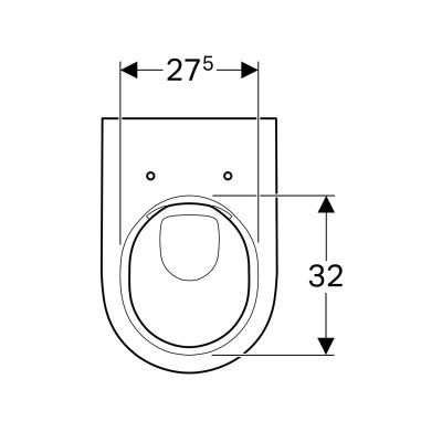 Комплект унитаз Acanto Rimfree с инсталляцией 500.128.21.A Geberit фото в интернет-магазине Русалия