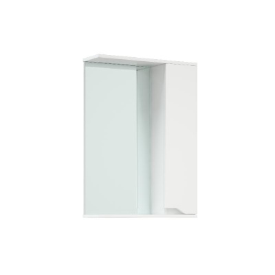 Зеркало-шкаф "Теона 60", белое, правое Corozo фото в интернет-магазине Русалия