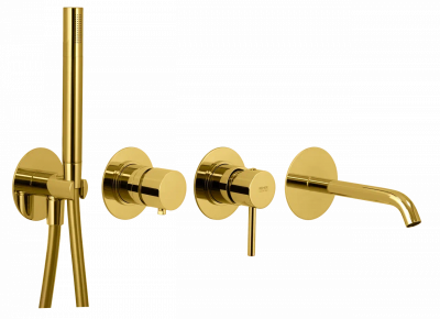 Смеситель для ванны Remer X Style X96S03ROXXDO, золото глянцевое фото в интернет-магазине Русалия