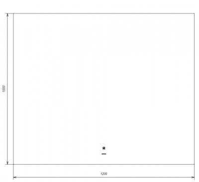 Зеркало Shine (Quadro) Classic 120х100 Vigo фото в интернет-магазине Русалия