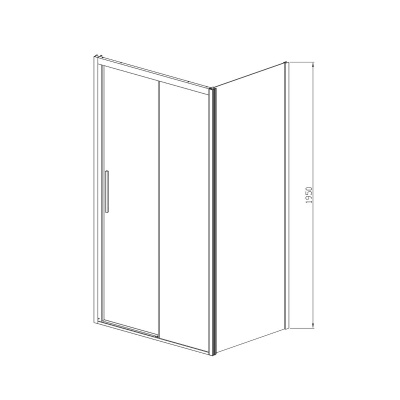 Душевой уголок Soft VSR-3SO9010CL, 1000*900, хром, стекло прозрачное Vincea фото в интернет-магазине Русалия