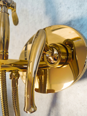 Встраиваемый гигиенический душ AltroBagno Beatrice 060113 Or AltroBagnoBeatrice060113Or фото в интернет-магазине Русалия