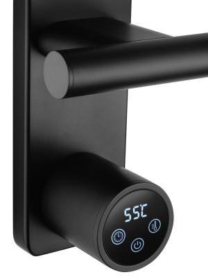 Полотенцесушитель электрический WONZON & WOGHAND NÜRNBERG, Черный матовый (WW-AL342-MB) фото в интернет-магазине Русалия