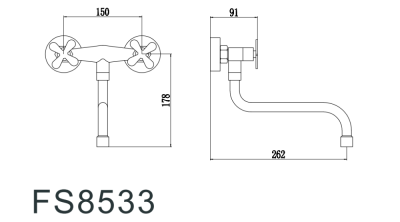 Смеситель для кухонной мойки Fmark (FS8533) фото в интернет-магазине Русалия