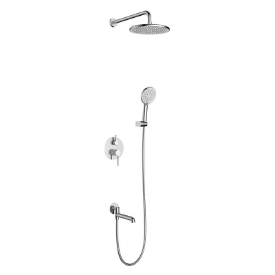 Душевая система встраиваемая Raglo R20.27, хром фото в интернет-магазине Русалия