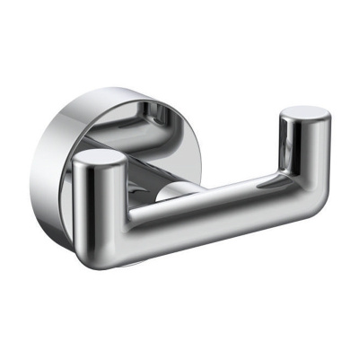 Крючок для ванной комнаты двойной Raglo R320.052, хром фото в интернет-магазине Русалия