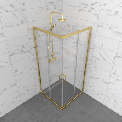 Душевой уголок Фикс-Голд 100*100, квадрат (2 места) Щ0000077241 Triton фото в интернет-магазине Русалия