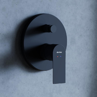 947520300 Apollo встраиваемая душевая система со смесителем для душа, черный Damixa фото в интернет-магазине Русалия