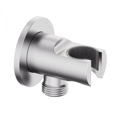 Шланговое подключение с держателем WONZON & WOGHAND, Брашированный никель (WW-HZ2319-BN) фото в интернет-магазине Русалия