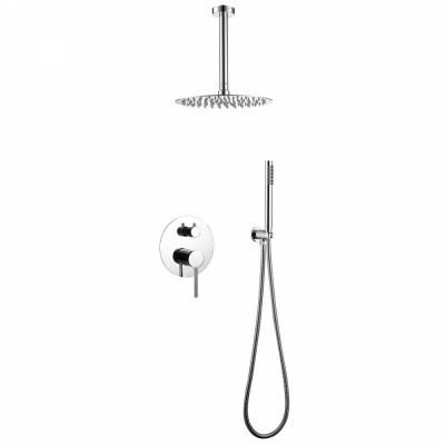 Душевая система ABBER Emotion AF8821 скрытого монтажа без излива, хром фото в интернет-магазине Русалия