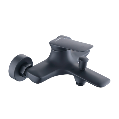 BOND Cube B03-3188 Смеситель черный однорычажный для ванны/душа фото в интернет-магазине Русалия