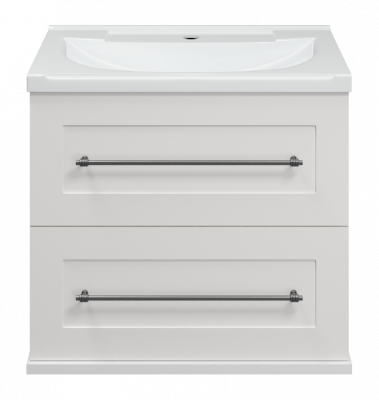 Тумба Марта 60 подвесная (белая) с раковиной Misty EVVA 60 Misty фото в интернет-магазине Русалия