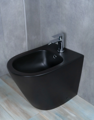 Биде напольное Gid BDN-30BM 21105 черный матовый 51.5x36.5x43 фото в интернет-магазине Русалия