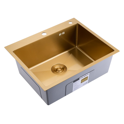 Кухонная мойка Splenka S702.6050.03, золотой сатин фото в интернет-магазине Русалия